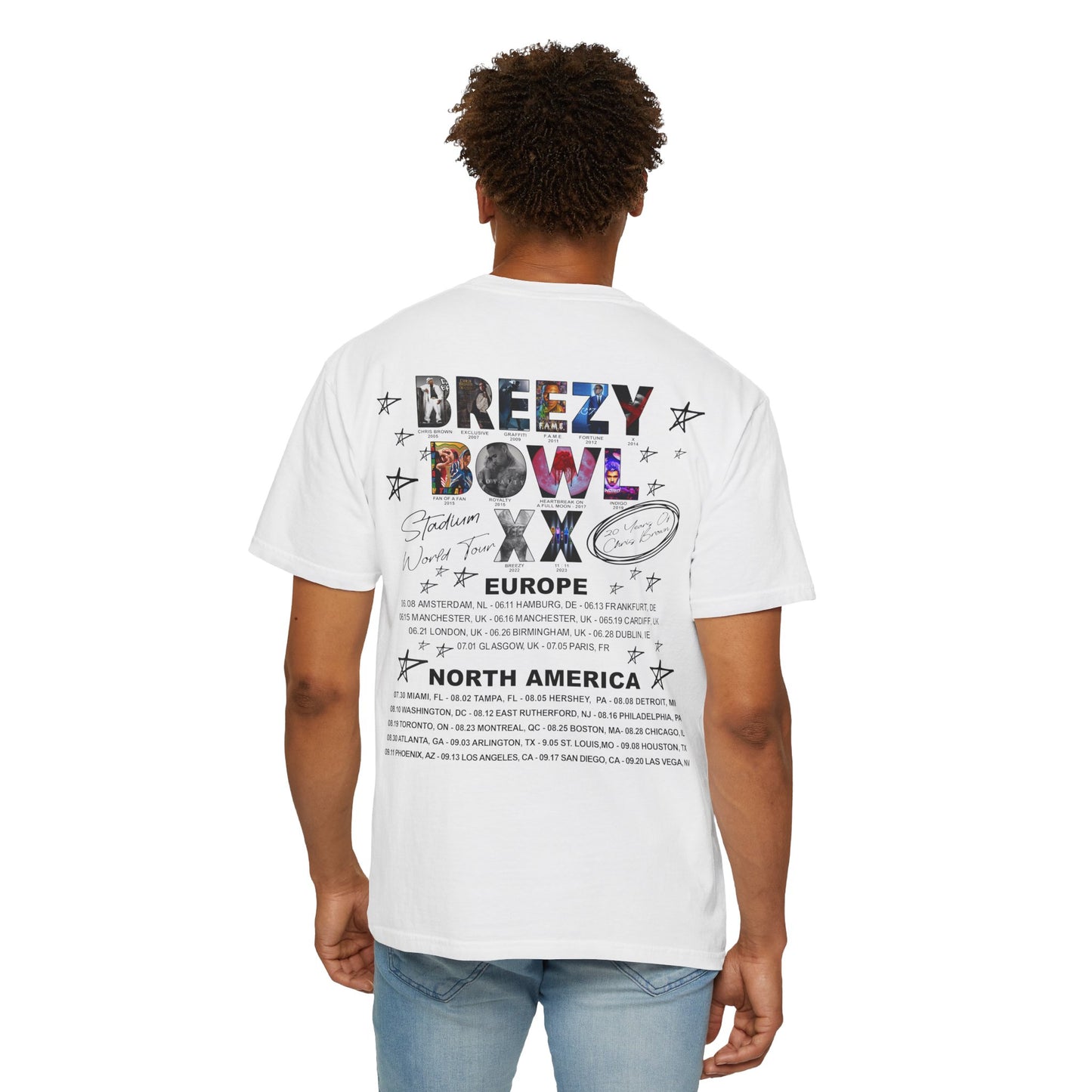 Breezy Bowl XX Chris Brown Unisex T-Shirt | Casual Concert Apparel