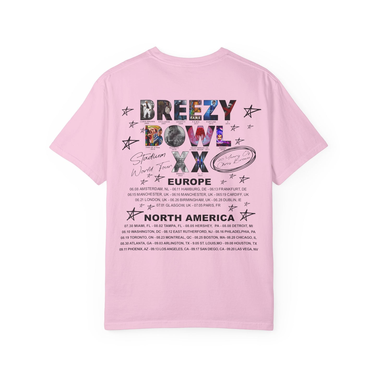 Breezy Bowl XX Chris Brown Unisex T-Shirt | Casual Concert Apparel