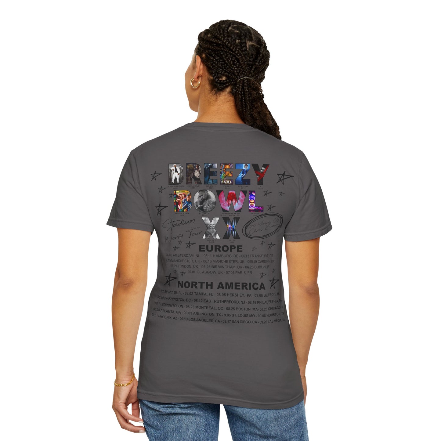 Breezy Bowl XX Chris Brown Unisex T-Shirt | Casual Concert Apparel