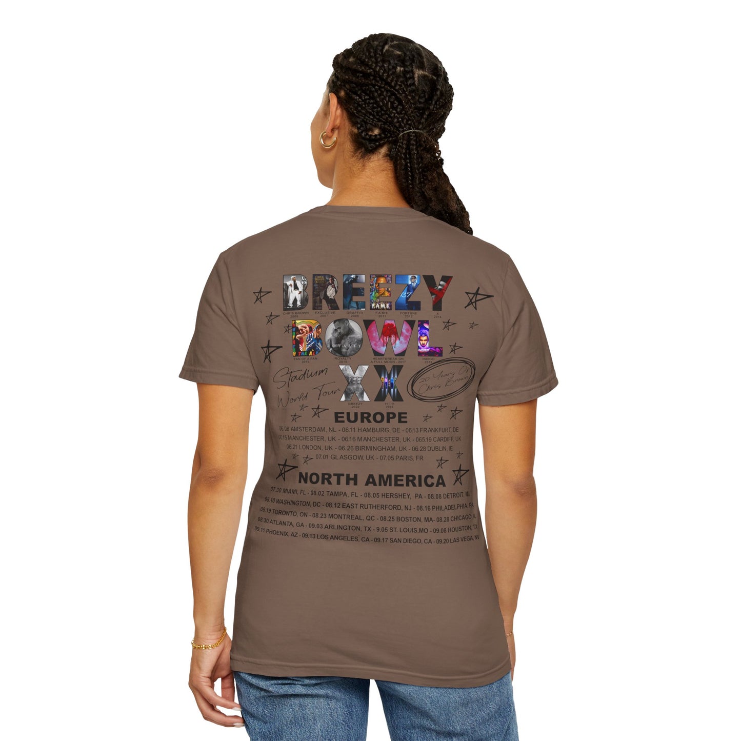 Breezy Bowl XX Chris Brown Unisex T-Shirt | Casual Concert Apparel