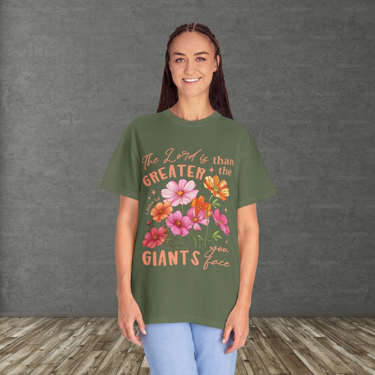 Inspirational Floral T-shirt