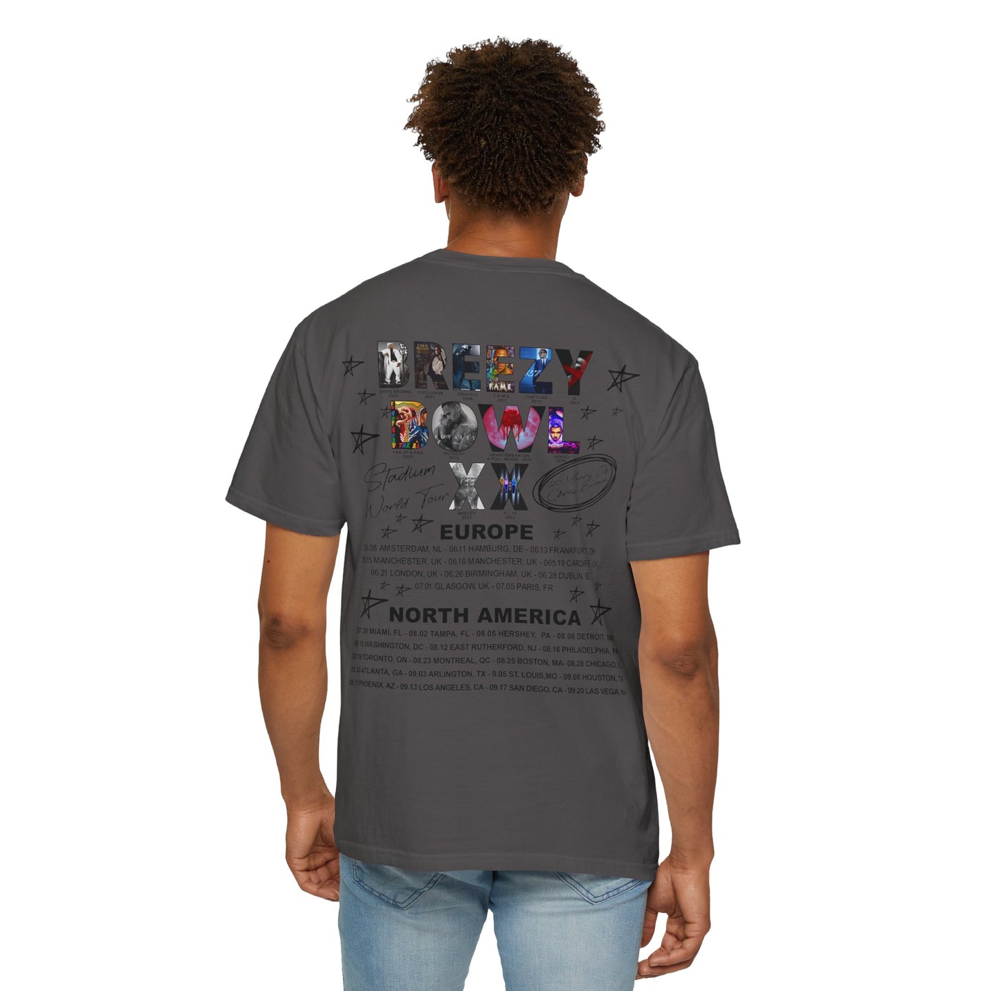 Breezy Bowl XX Chris Brown Unisex T-Shirt | Casual Concert Apparel