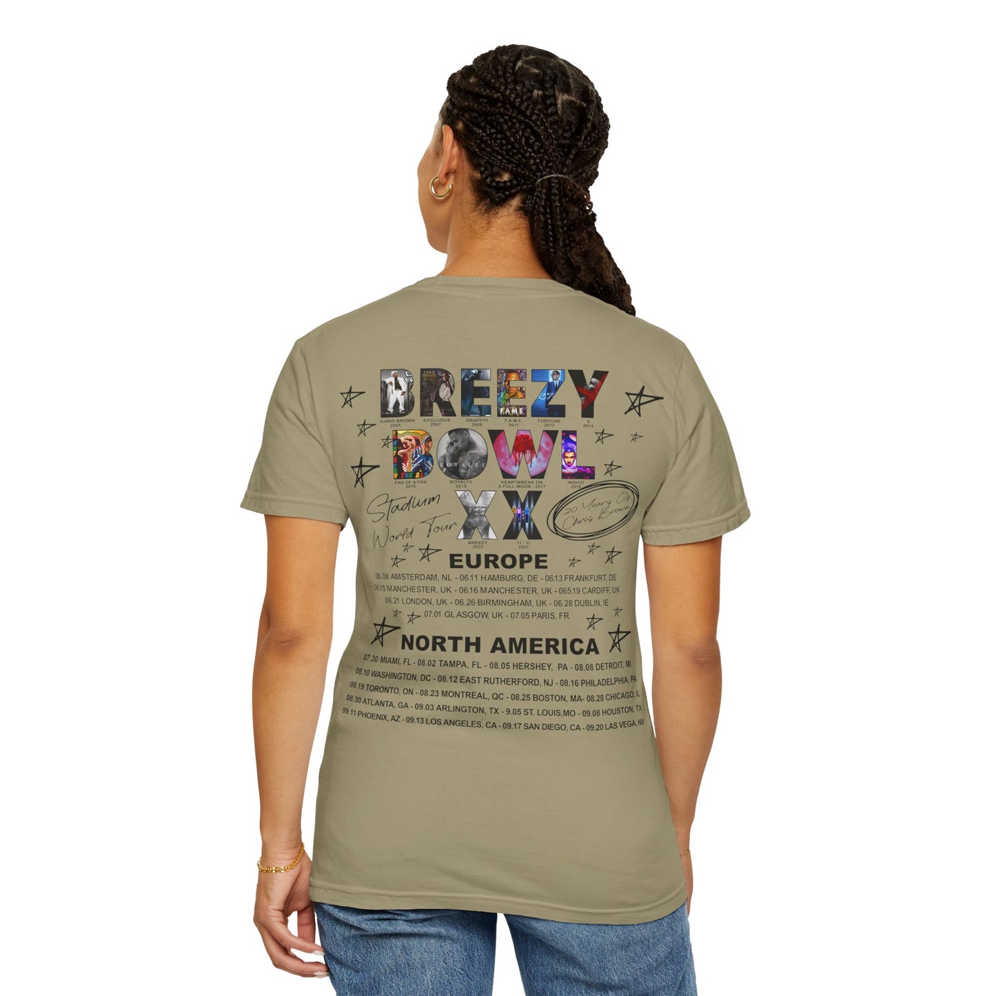 Breezy Bowl XX Chris Brown Unisex T-Shirt | Casual Concert Apparel