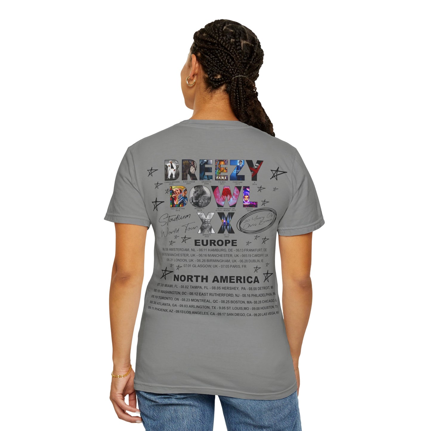 Breezy Bowl XX Chris Brown Unisex T-Shirt | Casual Concert Apparel