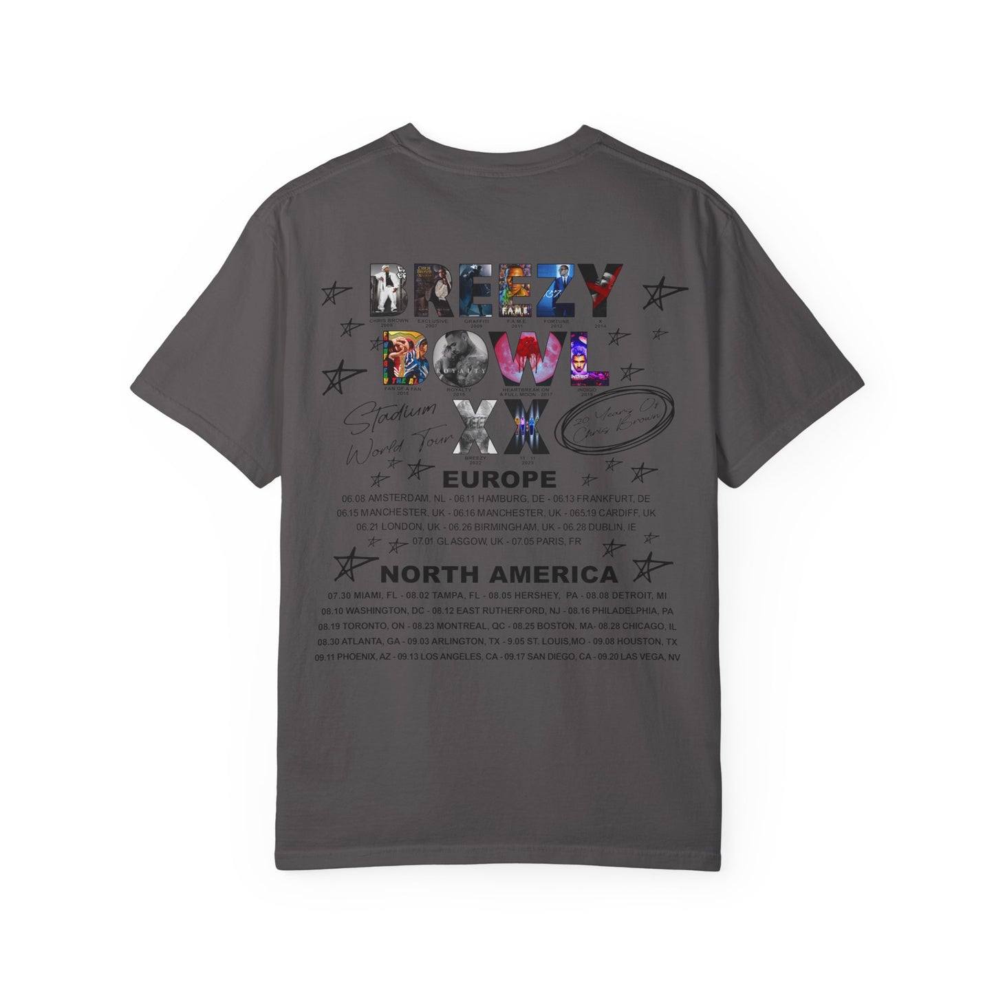Breezy Bowl XX Chris Brown Unisex T-Shirt | Casual Concert Apparel