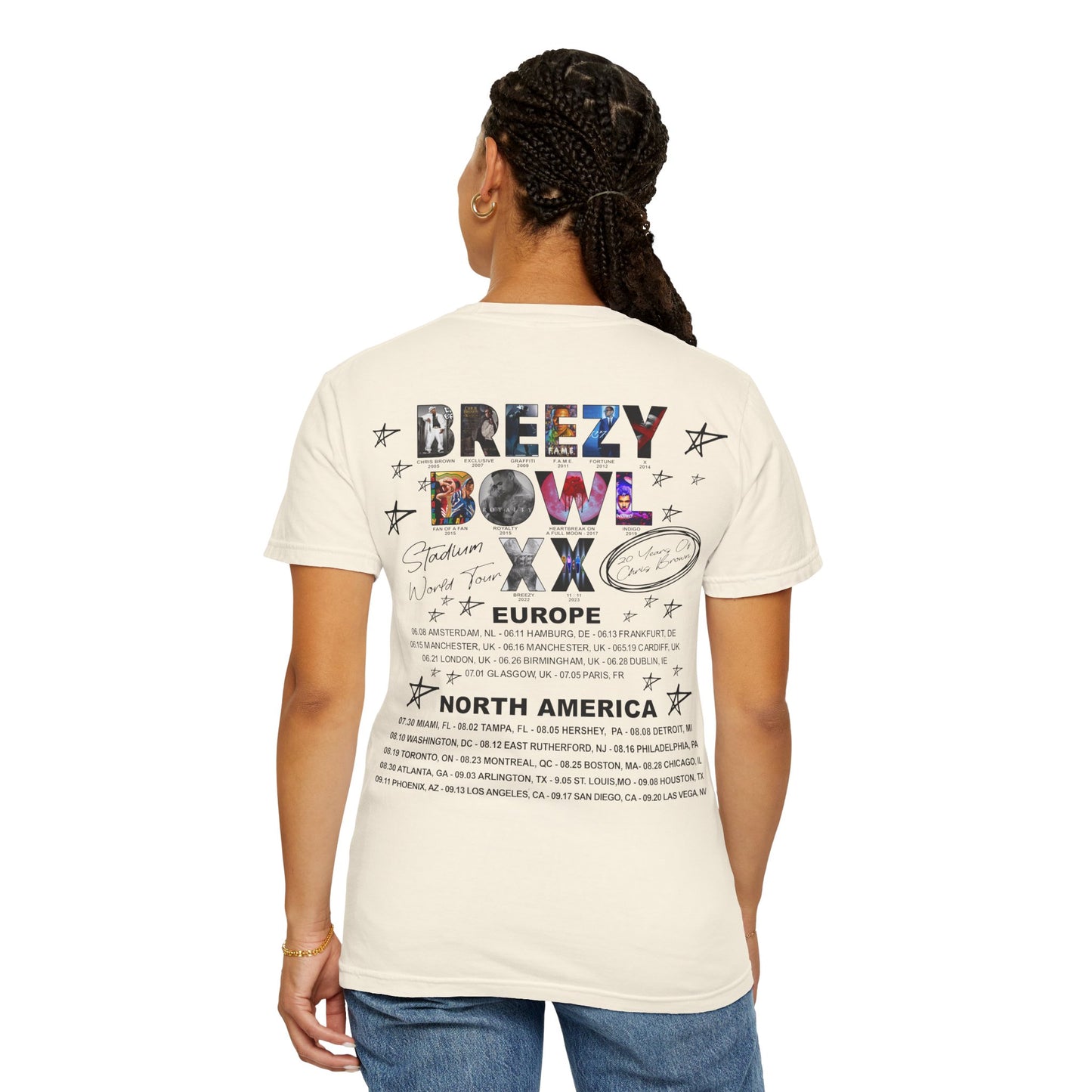 Breezy Bowl XX Chris Brown Unisex T-Shirt | Casual Concert Apparel