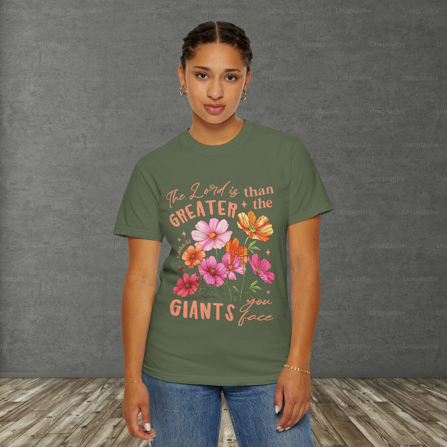 Inspirational Floral T-shirt