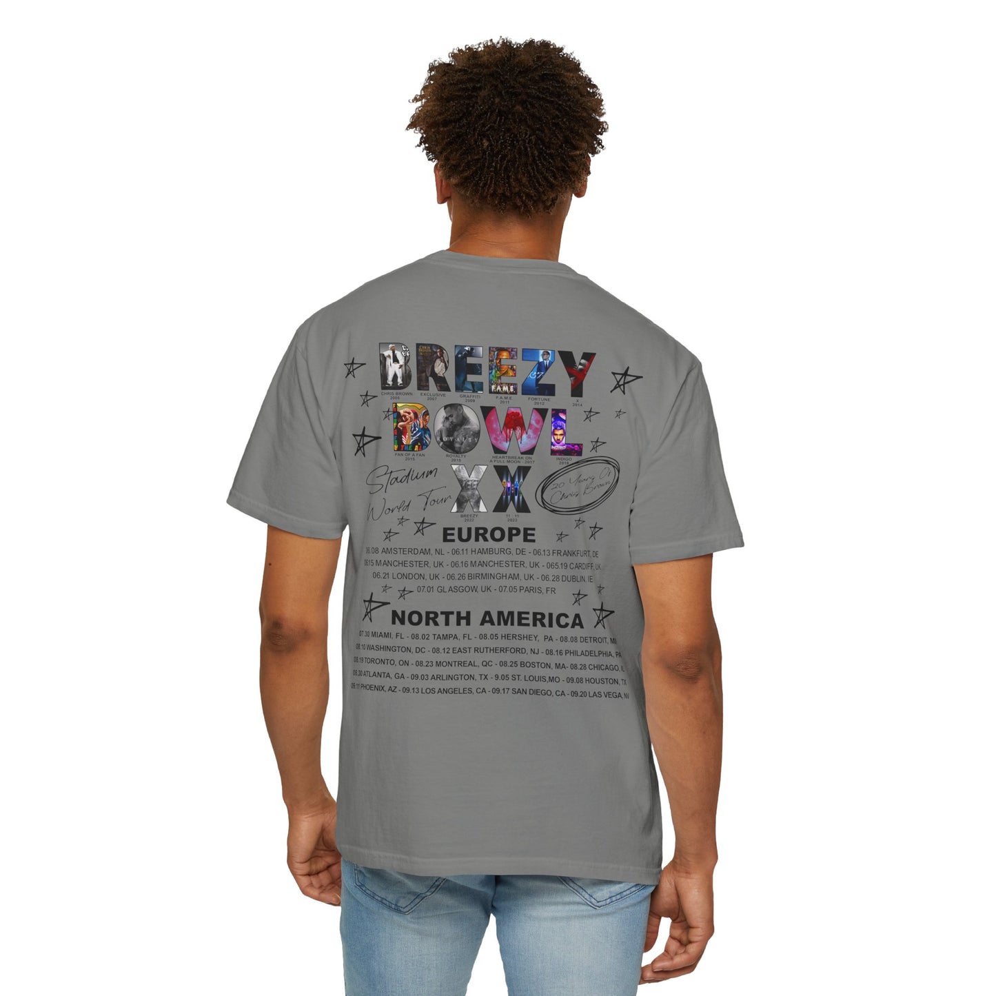 Breezy Bowl XX Chris Brown Unisex T-Shirt | Casual Concert Apparel