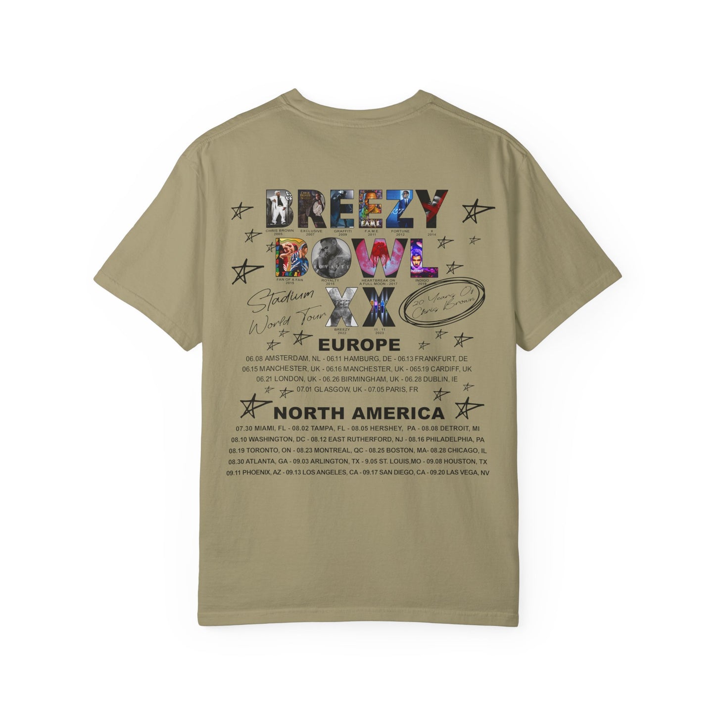 Breezy Bowl XX Chris Brown Unisex T-Shirt | Casual Concert Apparel