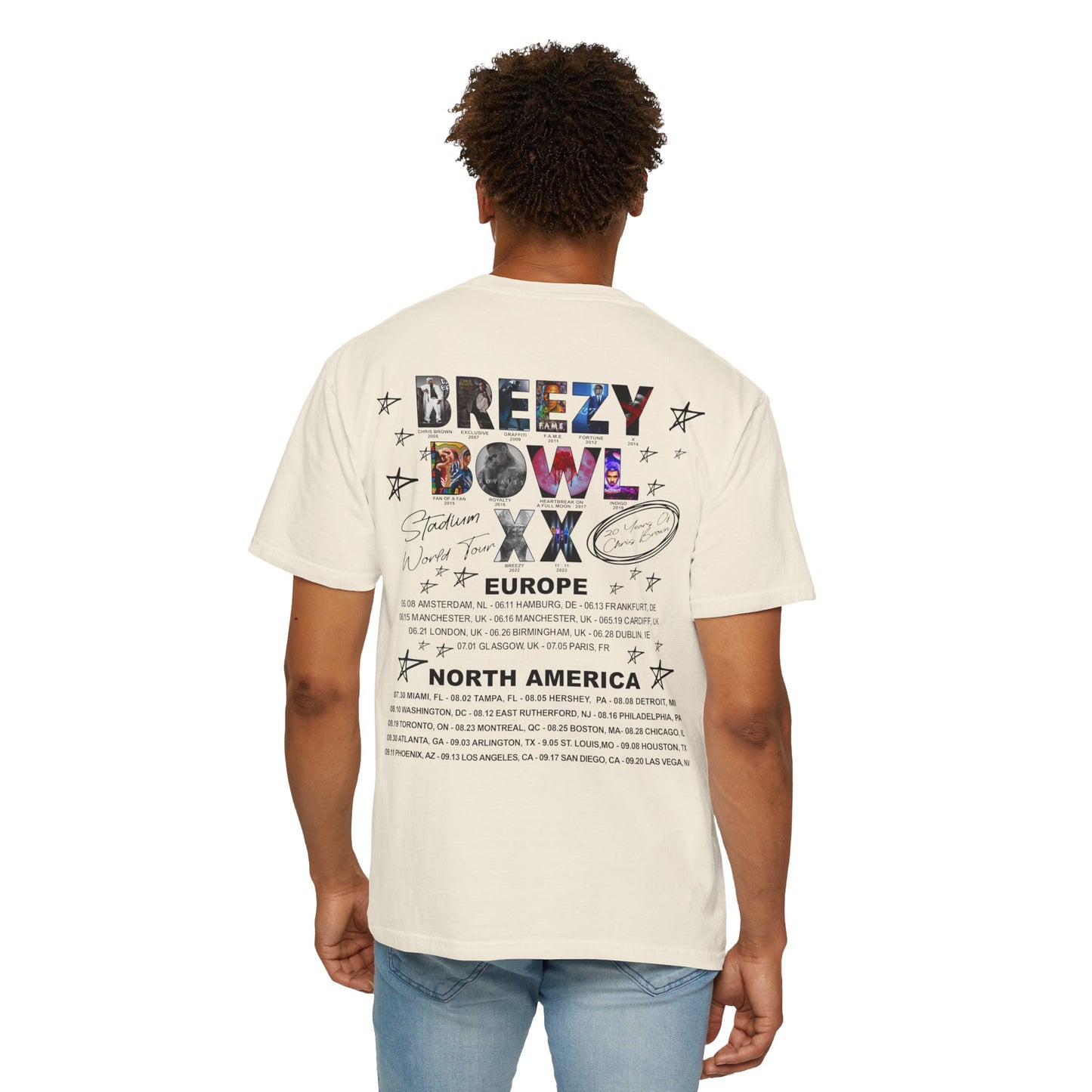 Breezy Bowl XX Chris Brown Unisex T-Shirt | Casual Concert Apparel