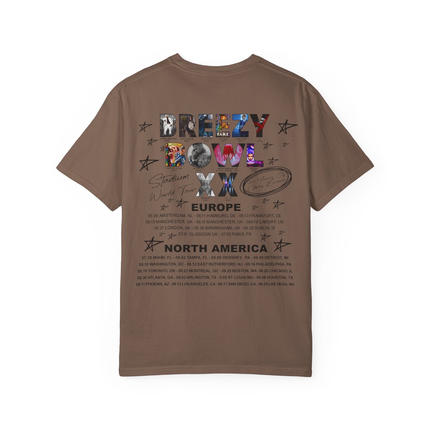 Breezy Bowl XX Chris Brown Unisex T-Shirt | Casual Concert Apparel