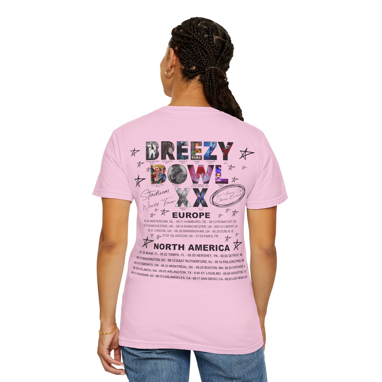 Breezy Bowl XX Chris Brown Unisex T-Shirt | Casual Concert Apparel
