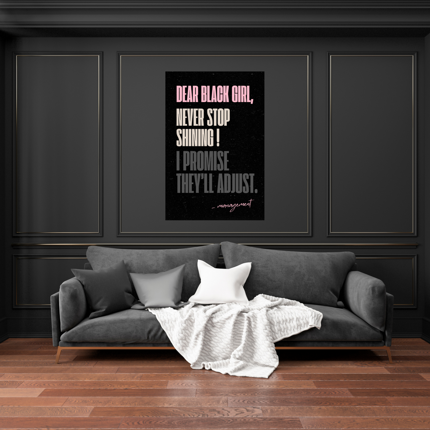 Never Stop Shining (Black)