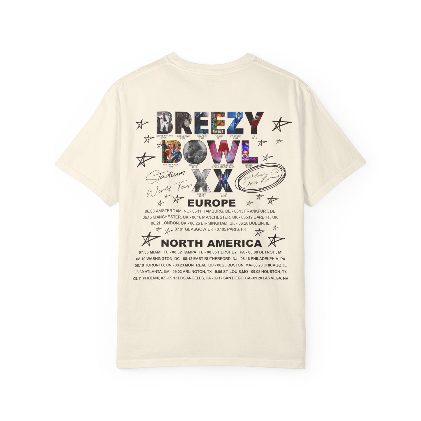 Chris Brown 'Breezy Bowl XX' T-Shirt (Unisex)