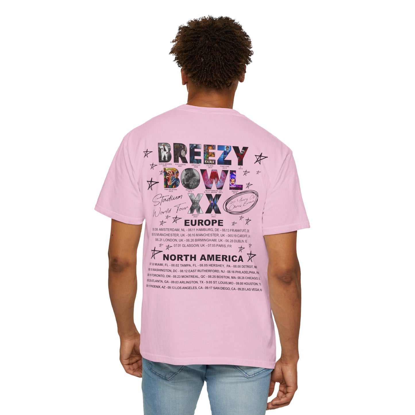 Breezy Bowl XX Chris Brown Unisex T-Shirt | Casual Concert Apparel