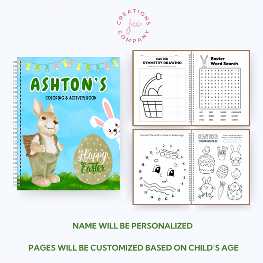 Easter Personalized Activity Book