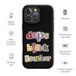 Dope Black Teacher iPhone Case