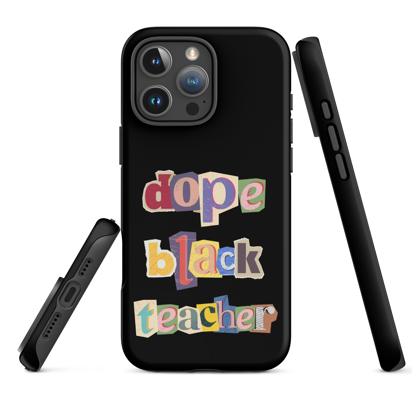 Dope Black Teacher iPhone Case