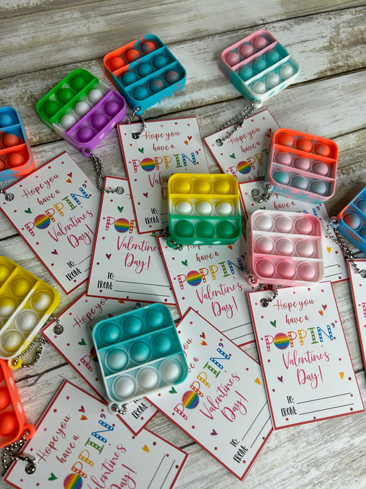 Valentine’s Day Card & Poppers