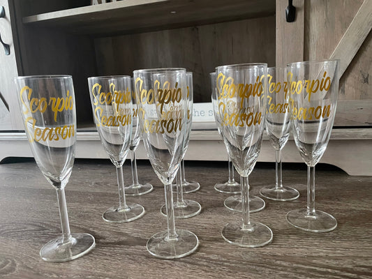 Custom Champagne Glass