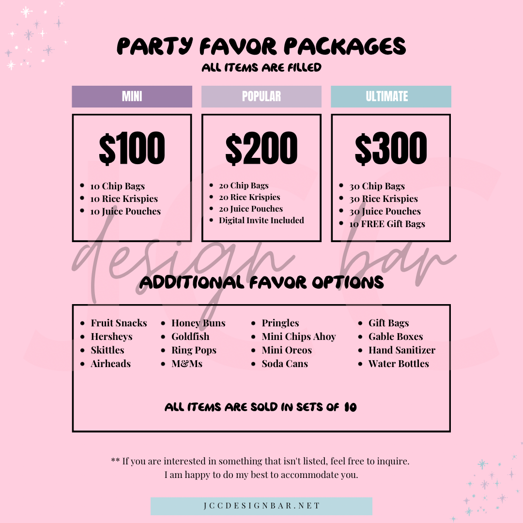 Party Favor Bundle