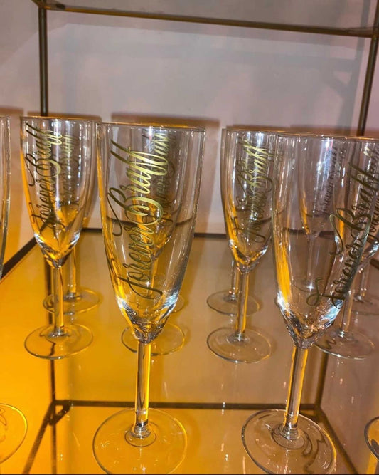 Custom Champagne Glass