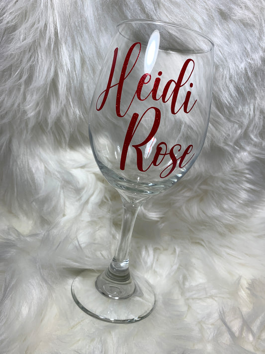 Custom Wine Glass